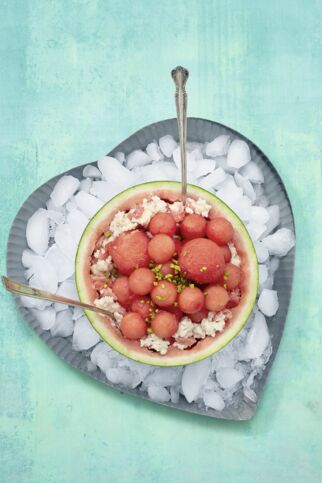 Milchreismit Melone