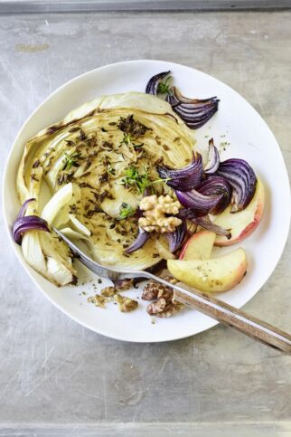 Weißkohlsteaks Weißkohlsteaks