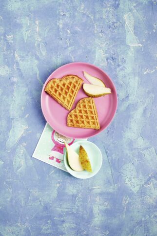 Birnen-Gewürz-Waffeln Birnen-Gewürz-Waffeln