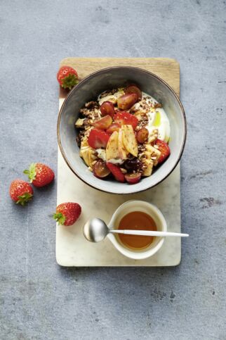 Erdbeer-Leinöl-Quark Erdbeer-Leinöl-Quark