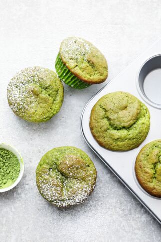 Matcha-käsekuchen