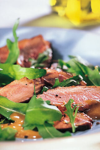 Kalte Entenbrust mit Balsamico-Vinaigrette Kalte Entenbrust mit Balsamico-Vinaigrette