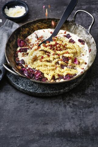 Fusilli mit Radicchio Fusilli mit Radicchio