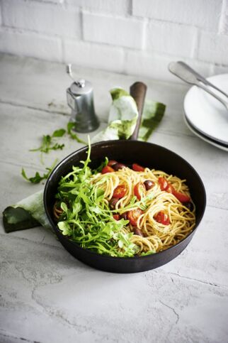 Würzige One-Pot-Spaghetti