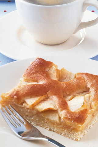 Apfelkuchen mit Marzipan Apfelkuchen mit Marzipan