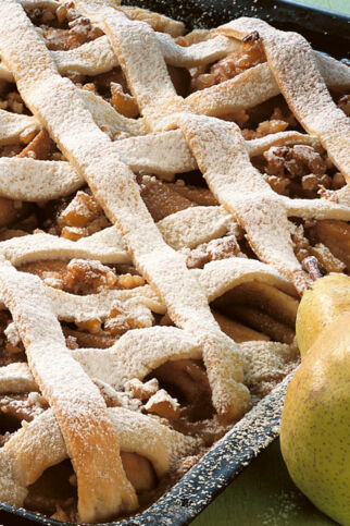 Birnen-Gitterkuchen Birnen-Gitterkuchen