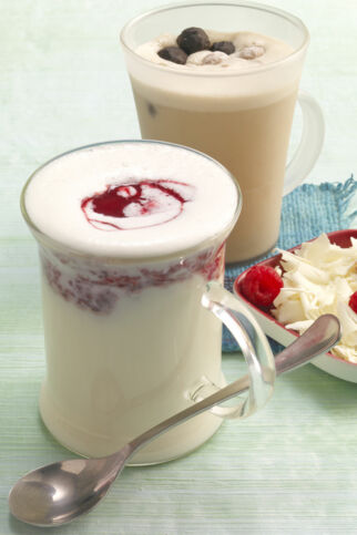 Heiße weiße Schokolade Heiße weiße Schokolade