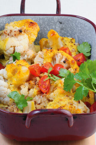 Indisches Blumenkohlgratin