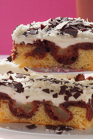 Donauwellen mit Ananas Donauwellen mit Ananas