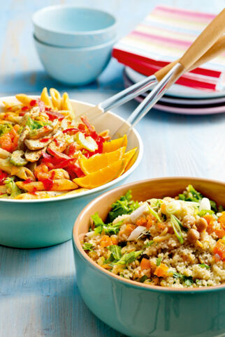 Couscous-Salat mit Kichererbsen Couscous-Salat mit Kichererbsen