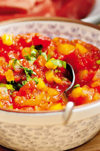 Mango-Tomaten-Dip Mango-Tomaten-Dip