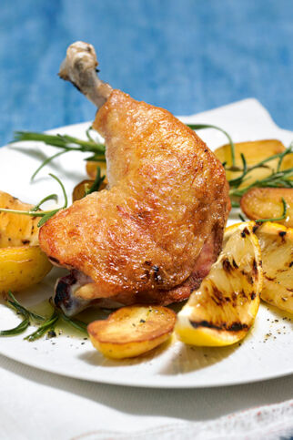 Zitronen-Hähnchenkeule Zitronen-Hähnchenkeule