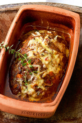 Hackbraten mit Kräutern