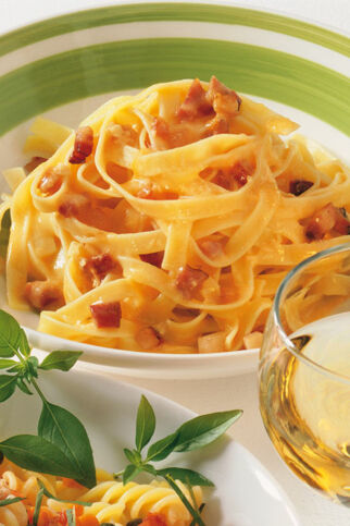 Tagliatelle Carbonara Tagliatelle Carbonara