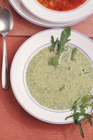 Rucolacremesuppe Rucolacremesuppe
