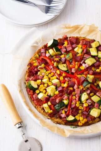 Bunte Kartoffelpizza Bunte Kartoffelpizza