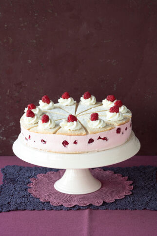 Himbeer-Käsesahne-Torte