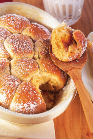 Buchteln mit Sanddornfüllung Buchteln mit Sanddornfüllung