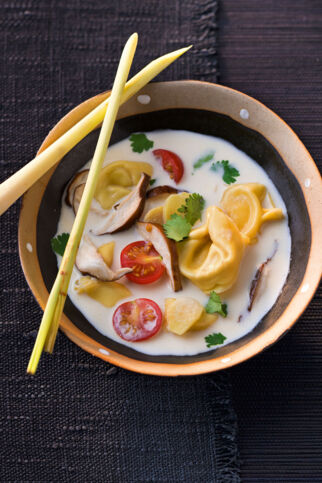 Tortelloni in Kokosbrühe Tortelloni in Kokosbrühe