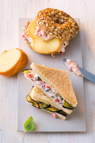 Auberginen-Tramezzini Auberginen-Tramezzini