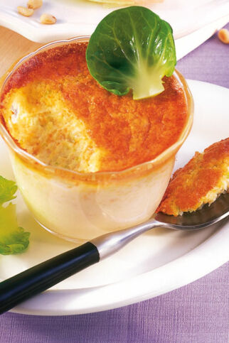 Rosenkohl-Möhren-Flan Rosenkohl-Möhren-Flan