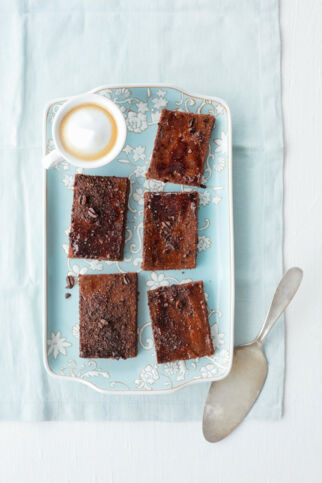 Espressoschnitten mit Auberginen Espressoschnitten mit Auberginen