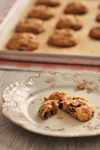 Cranberrycookies mit Fleur de Sel Cranberrycookies mit Fleur de Sel