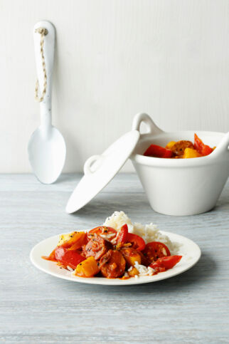 Paprika-Mango-Gemüse