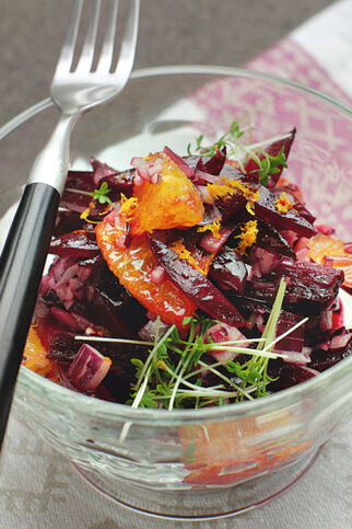 Rote-Bete-Orangen-Salat Rote-Bete-Orangen-Salat