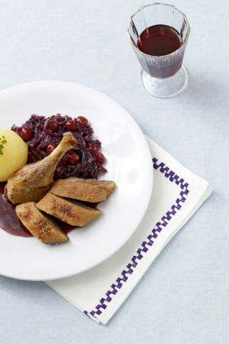Bratente mit Rotkohl Bratente mit Rotkohl