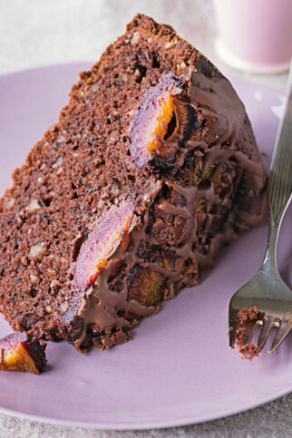 Schoko-Pflaumenkuchen Schoko-Pflaumenkuchen