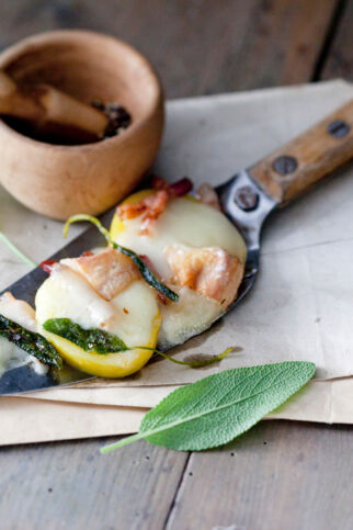 Salbeikartoffeln mit Taleggio