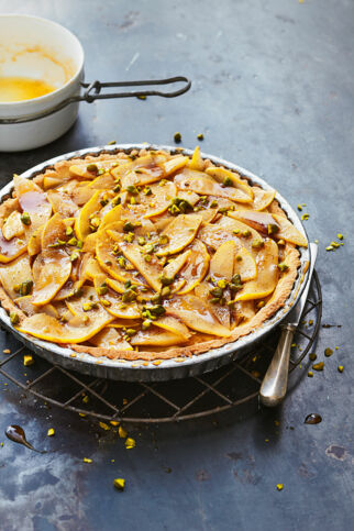 Vanilletarte mit Quitten Vanilletarte mit Quitten