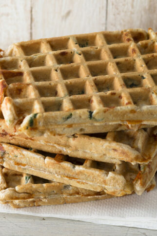 Bärlauchwaffeln Bärlauchwaffeln