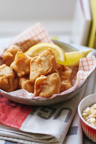 Fish Nuggets mit Kräutercreme Fish Nuggets mit Kräutercreme