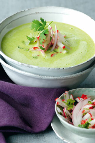 Erbsen-Wasabi-Creme