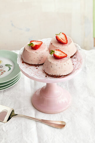 Erdbeersahne-Törtchen Erdbeersahne-Törtchen