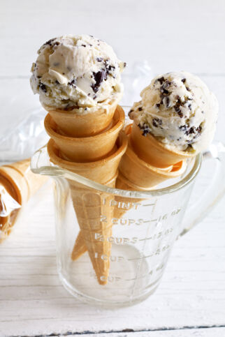 Stracciatella-Eis Stracciatella-Eis