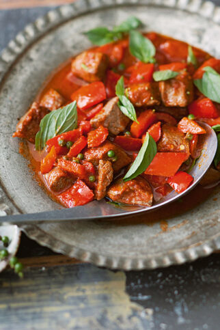 Lamm mit grünem Pfeffer Lamm mit grünem Pfeffer