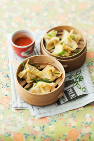 Gedämpfte Wan-Tan Gedämpfte Wan-Tan