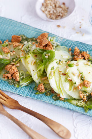 Kohlrabi-Tofu-Carpaccio Kohlrabi-Tofu-Carpaccio