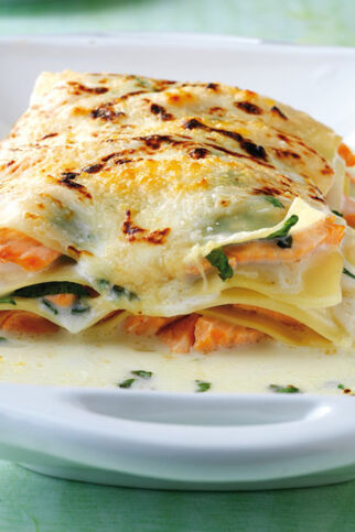 Lachs-Lasagne