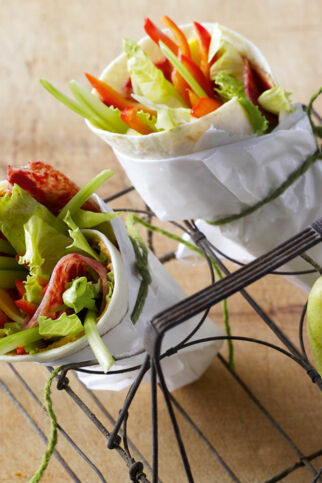 Wraps mit Corned Beef