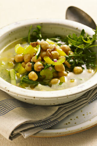 Kichererbsensuppe mit Gemüse Kichererbsensuppe mit Gemüse