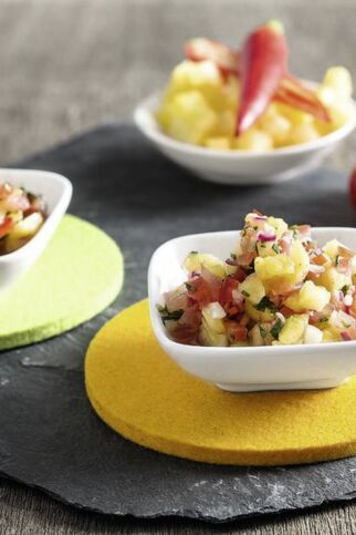Tomaten-Ananas-Salsa