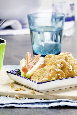 Tempeh mit Erdnusssauce