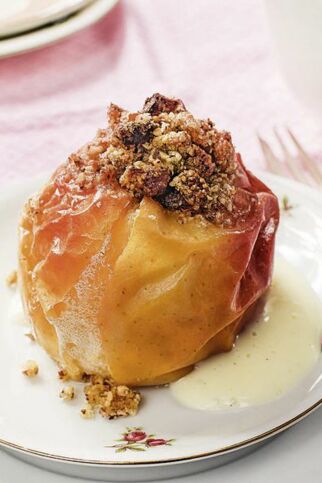 Bratäpfel mit Vanillesauce