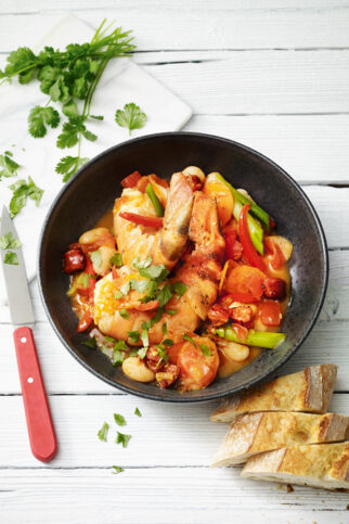 Gambas-Chorizo-Wok Gambas-Chorizo-Wok