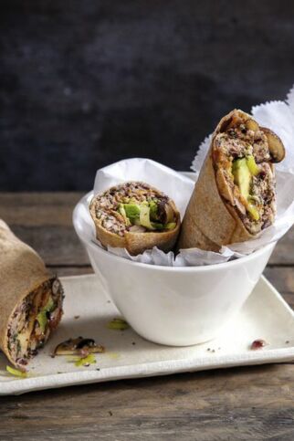 Super-Bean-Burritos mit extra viel Gemüse Super-Bean-Burritos mit extra viel Gemüse