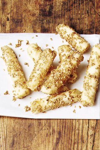 Selleriesticks mit Sesam Selleriesticks mit Sesam